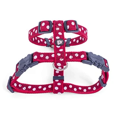 Image of Petface Dog Harness, X Small, Cherry/White