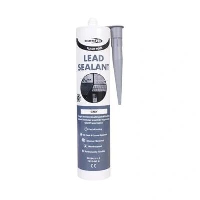 Image of Bond It Flash Mate Lead Roofing Leak Repair Silicone Sealant Grey 310ml EU3 Tube