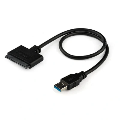 Image of StarTech.com SATA to USB Cable 3.0 2.5 III Hard Drive Adapter External Converter for SSD/HDD Data Transfer Black (USB3S2SAT3CB)