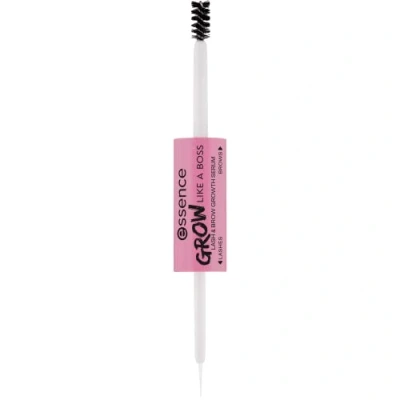 Image of essence Grow Like A BOSS LASH &amp; BROW Growth SERUM, Eyebrows, N/A, Growth, Translucent, Vegan, microplastic Particles Free, nanoparticle Free (6 ml)