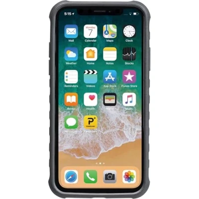 Image of Topeak RideCase Only, Works with iPhone XS Max, Black/Gray Portable Case for Leisure and Sportwear, Adult Unisex, Multicolor (Black/Grey), 16.2 x 8.3 1.47 cm / 6.4&quot; 3.3&quot; 0.58&quot;