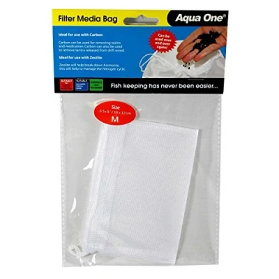 Image of Aqua One Filter Bag, 16 x 12 cm, White