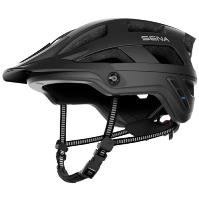 Image of Sena M1 Smart Communications Mountain Bike Helmets (Matte Black, Size L)