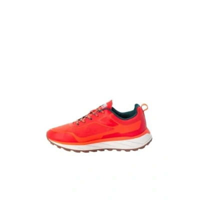 Image of Jack Wolfskin Men&#039;s TERRASHELTER Low M Walking Shoe, Orange/Dark Green, 10 UK
