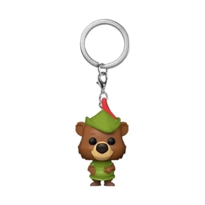 Image of Funko Pop! Keychain: Robin Hood Little Jon Novelty Keyring Collectable Mini Figure Stocking Filler Gift Idea Official Merchandise Movies Fans Backpack Decor