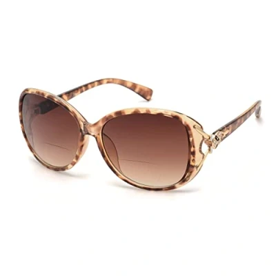 Image of JM Classic Bifocal Reading Sunglasses Reader Glasses for Women UV Protection Outdoor Tortoise +2.75
