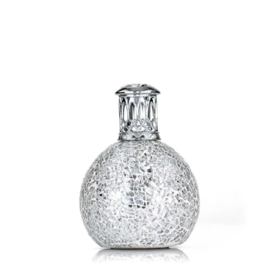 Image of ASHLEIGH &amp; BURWOOD Fragrance Lamp Twinkle Star Small 30 40 Minutes Burn Time Hand Crafted Silver
