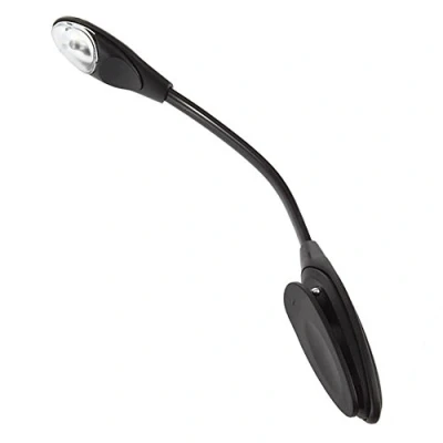 Image of Jiacheng29 Mini White LED Clip Booklight Portable Travel Book Reading Light Lamp