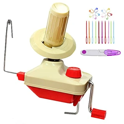 Image of Yarn Ball Winder, Hands Operated Swift Fiber String Wool Winder Machines for Family
