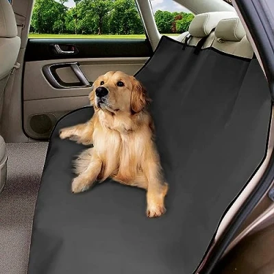 Image of Home Flair Dog Car Seat Cover Waterproof Back for Dogs Or Boot Liner Non Slip &amp; Scratch Proof Tough and Stain Resistant Protector