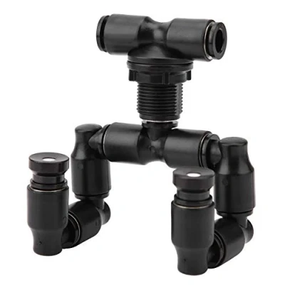 Image of KSTE Reptiles Fogger Mist Sprinkler Rainforest Tank 360 Adjustable Aquarium System Connect 1/4&#039;&#039; Tub