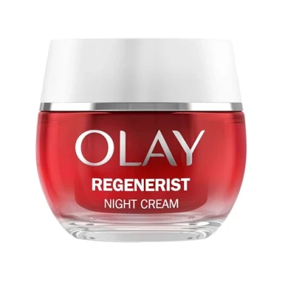 Image of Olay Regenerist Night Face Cream, Unique Formula With Vitamin B3 &amp; Niacinamide, Instantly Hydrates For 24H 50ml
