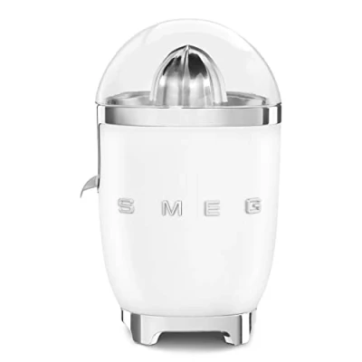 Image of Smeg CJF11WHUK Citrus Juicer, Aluminium, 70 W, White