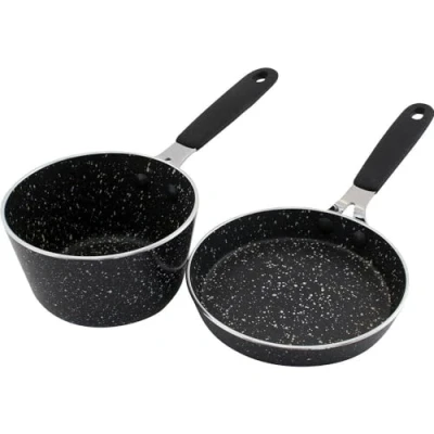 Image of 2pc Set 12cm Milk Pan/14cm Mini Frypan Fryi