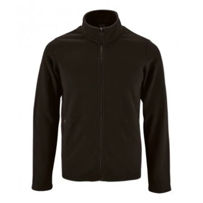 Image of SOLS Mens Norman Fleece Jacket (Black) Size 2XL