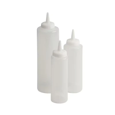Image of Beaumont Clear Squeeze Sauce Bottle 24oz