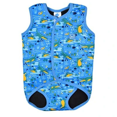 Image of Splash About Baby Wrap Wetsuit, Crocodile Swamp, 6 18 Months