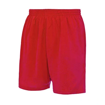 Image of Just Cool Mens Sports Shorts (M) (Fire Red)
