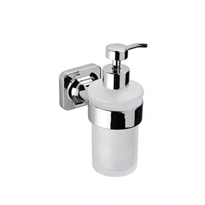 Image of Croydex Flexi Fix Easy to Fit Shoreditch Soap Dispenserwith Zinc Alloy Construction, Chrome