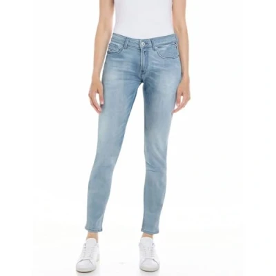 Image of Replay women&#039;s jeans with power stretch, Blue (Light 010), 32W / 28L