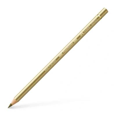 Image of Faber Castell Art &amp; Graphic Polychromos Colour Pencil, (250), Gold, For Art, Craft, Drawing, Sketching, Home, School, University, Colouring