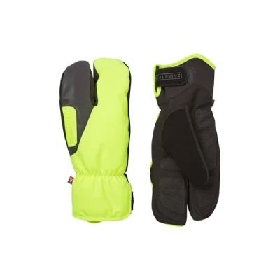 Image of SEALSKINZ Barwick Unisex Waterproof Extreme Cold Weather Suede Split Finger Glove Cycling Reflective Detailing Extended Cuff