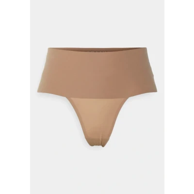 Image of Spanx Thong, Women&#039;s, Size: XS, Café au lait