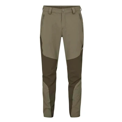 Image of Rab Men&#039;s Torque Mountain Pants Durable Softshell Active for Hiking, Trekking, &amp; Climbing Light Khaki/Army 36