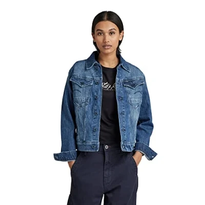 Image of G STAR RAW Women&#039;s Arc 3D Jacket, Blue (faded santorini D20051 C911 C767), S