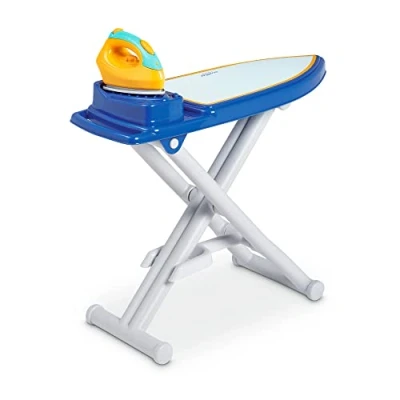 Image of Ecoiffier Toy Folding Ironing Board, Multicoloured (Medium, Small), Ages 1 5 yrs, Manual Operation, Includes Board and Iron