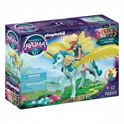 Image of Playmobil Adventures of Ayuma 70809 Crystal Fairy with Unicorn, Toy for Children Ages 7+