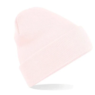 Image of Beechfield Original Cuffed Beanie Pastel Pink One Size