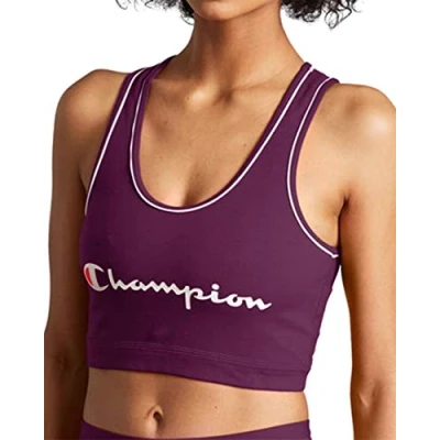 Image of Champion Women&#039;s Everyday Crop Top T Shirt, Venetian Purple, Large