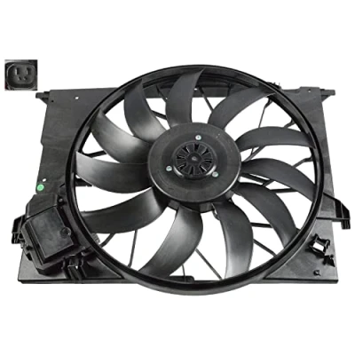 Image of 2115001893, 2115002293, A2115001893, A2115002293 Cooling fan FEBI BILSTEIN 107456 850W Electric Brushless Motor, with radiator shroud