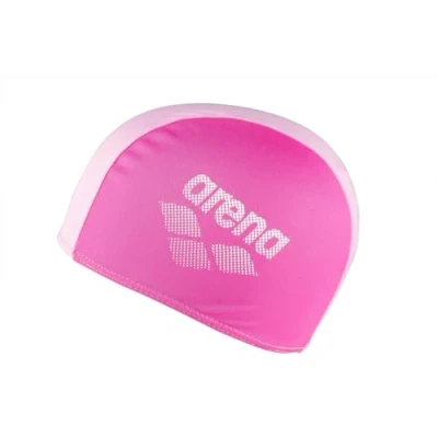Image of Arena Unisex Youth Kids Polyester Ii Swim Cap, fuchsia pink, One Size UK