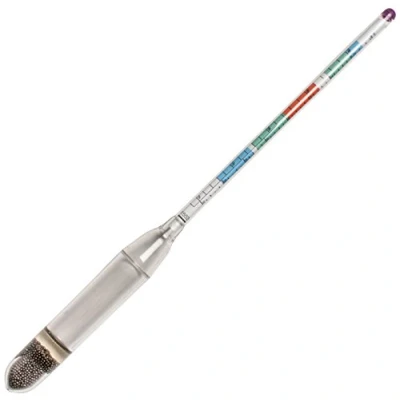 Image of H B DURAC Triple Scale Beer and Wine Hydrometer, Polycarbonate (B61800 6000)