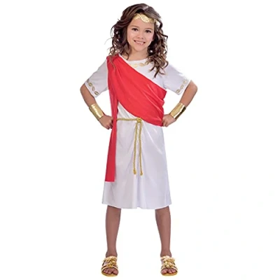 Image of amscan (PKT) (9904459) Child Girls Toga Girl Costume (4 6yr)