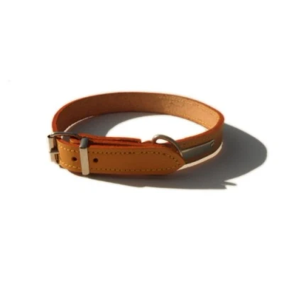 Image of Bridle Leather Dog Collar (London Tan, 20&quot; x 7/8&quot; (inches))