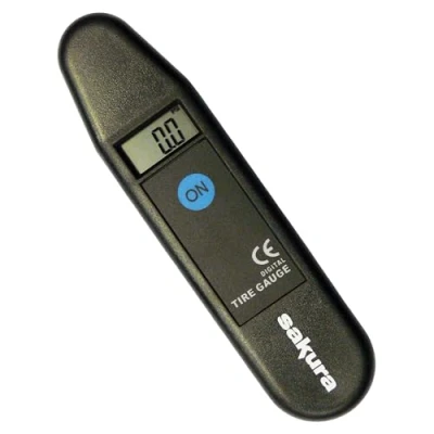 Image of Sakura Digital Tyre Pressure Gauge SS3610 For Cars Motorbikes Other Vehicles Battery Included