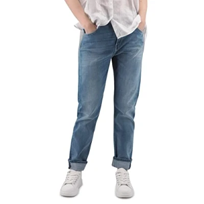 Image of REPLAY Women&#039;s WA416E Marty Comfort Jeans, Medium Blue 009, 26W / 32L