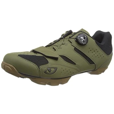 Image of GIRO Men&#039;s Cylinder II Trail Running Shoe, Olive/Gum, 8.5 UK