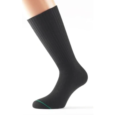 Image of 1000 Mile 1 Pair Classic Combat Socks Black 12 14 Unisex