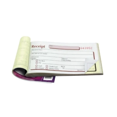 Image of Pukka Pad, NCR Duplicate Receipt Book 69 x 140mm Pack of 5