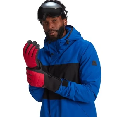 Image of TOG24 Adventure Ski Gloves. Skiing Gloves Made From Breathable 5k &amp; Waterproof Fabric. Eco Friendly Insulation, Side Buckles, Elasticated Wrist Strap, Velcro Adjuster Tab The Ultimate