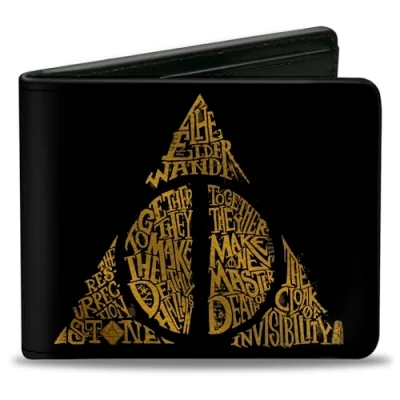 Image of Buckle Down Men&#039;s Bifold Wallet Harry Potter Bi Fold, Multicoloured, One Size