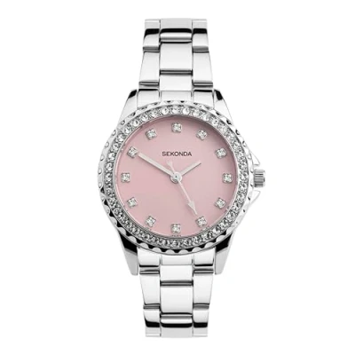 Image of Sekonda Women&#039;s Analog Japanese Quartz Watch with Alloy Steel Strap 40644