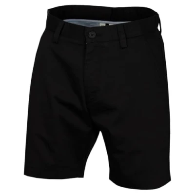 Image of Calvin Klein Mens Campus Chino Lightweight Shorts Black 34