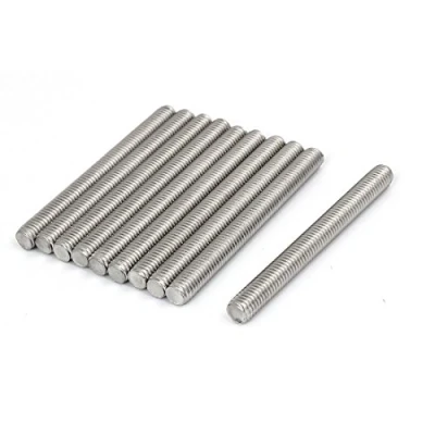 Image of Sourcingmap M8 x 80mm 1.25mm Pitch 304 Stainless Steel Fully Threaded Rods Bar Studs 10 Pcs