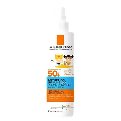 Image of La Roche Posay Anthelios UVMUNE 400 Dermo Pediatrics Invisible Spray SPF50+ 200ml