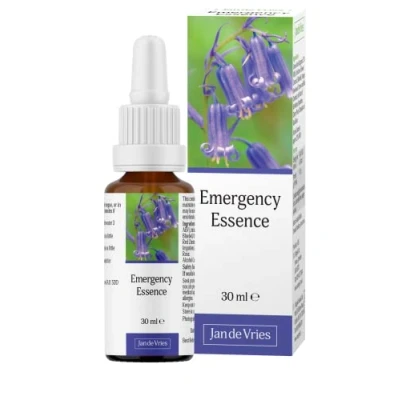 Image of Jan De Vries Emergency Essence Calm &amp; Steady the Emotions Contains Star of Bethlehem, Bluebell Yarrow 30ml